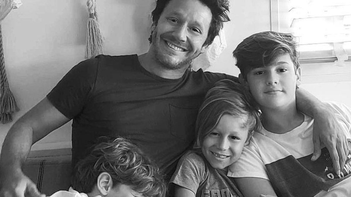 Benjamín Vicuña se mostró junto a sus hijos mayores en medio de su separación de China Suárez