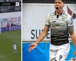 Mateo Acosta, de penal (E).