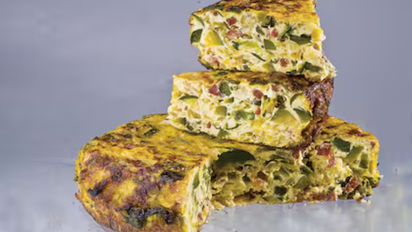 Receta fácil: tortilla de zapallitos esponjosa y lista en 25 minutos