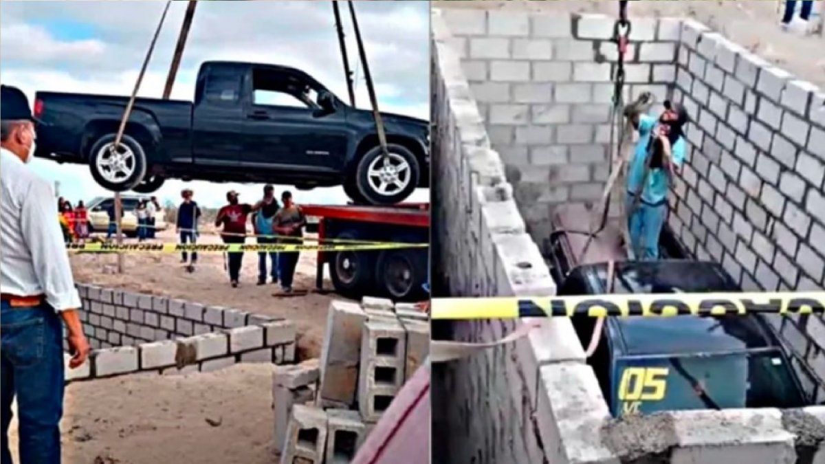 El hombre que cumplió su último deseo y fue enterrado adentro de su camioneta nueva