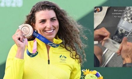 Video viral: Jessica Fox arregló su kayak con un preservativo en los Juegos Olímpicos. Video viral: Jessica Fox arregló su kayak con un preservativo en los Juegos Olímpicos.