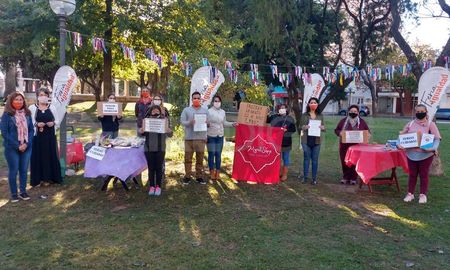 Feriantes piden poder seguir trabajando, con protocolos. Feriantes piden poder seguir trabajando, con protocolos.
