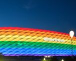 Uefa rechazó que Alemania ilumine el Allianz Arena con los colores de la bandera Lgbtiq+. Uefa rechazó que Alemania ilumine el Allianz Arena con los colores de la bandera Lgbtiq+.