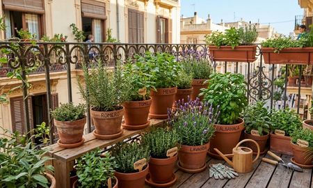 La planta aromática que conviene tener en el balcón porque ahuyenta mosquitos y otros insectos.