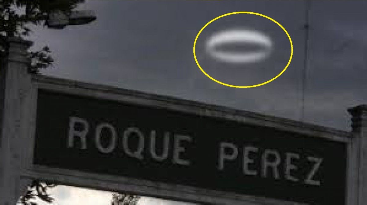 Vieron un OVNI a plena luz del día en Roque Pérez y lo describieron: Era como media nuez invertida