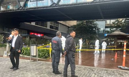 El lugar donde asesinaron en Bogotá al narco Carlos Yorelmy Duarte Díaz. El lugar donde asesinaron en Bogotá al narco Carlos Yorelmy Duarte Díaz.