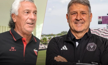 Néstor Gorosito saludó a Gerardo Martino tras confirmarse como nuevo director técnico de Inter de Miami. Néstor Gorosito saludó a Gerardo Martino tras confirmarse como nuevo director técnico de Inter de Miami.