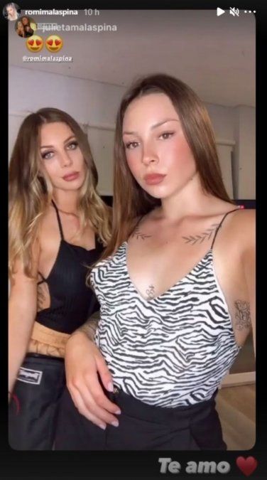 Romina Malaspina volvió a incendiar las redes. Pero en esta oportunidad lo hizo junto a su pequeña hermana Julieta.