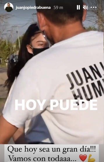 Juanjo Piedrabuena expresó su confianza en las redes.