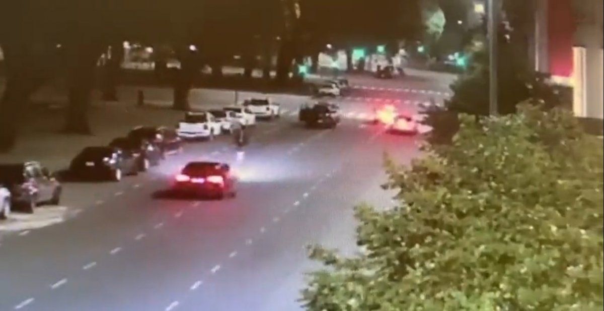 El video del momento en el que ocurre el incidente entre Eduardo Salvio y su exesposa.