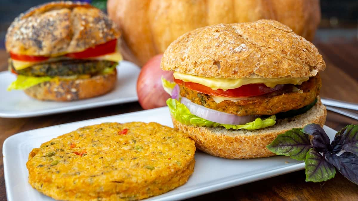 Hamburguesas de calabaza y garbanzo: la receta sencilla