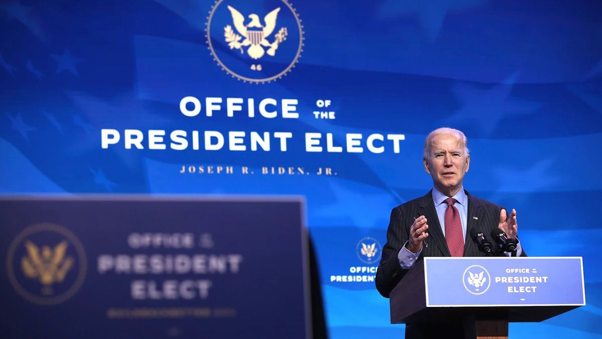 Joe Biden asume la presidencia de Estados Unidos el próximo 20 de enero.
