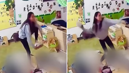 Video: una maestra jardinera agredió a una nena de 5 años con un zapato