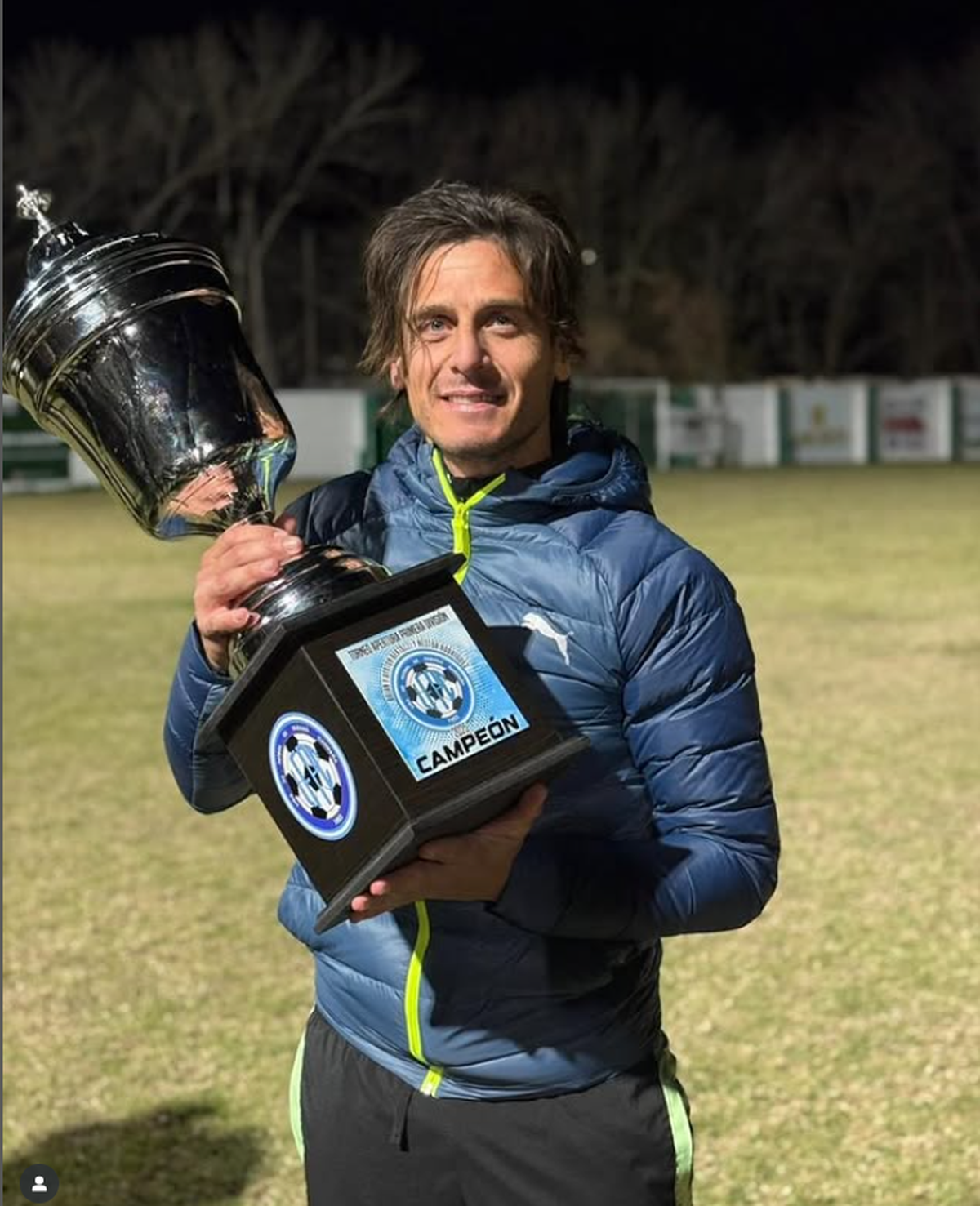 Sebastián Prediger fue campeón con Unión de Crespo. Sebastián Prediger fue campeón con Unión de Crespo.
