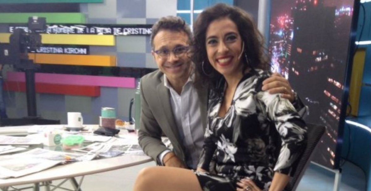 Sergio Lapeg&uuml;e y Roxy V&aacute;zquez conducen la primera ma&ntilde;ana de TN.&nbsp;