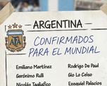 La lista de Scaloni para el Mundial 2026. La lista de Scaloni para el Mundial 2026.
