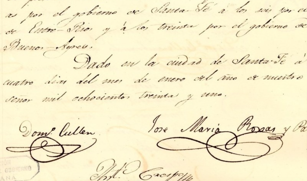 Efemérides del 9 de abril: en 1816 se firma el pacto entre Santa Fe y Buenos Aires