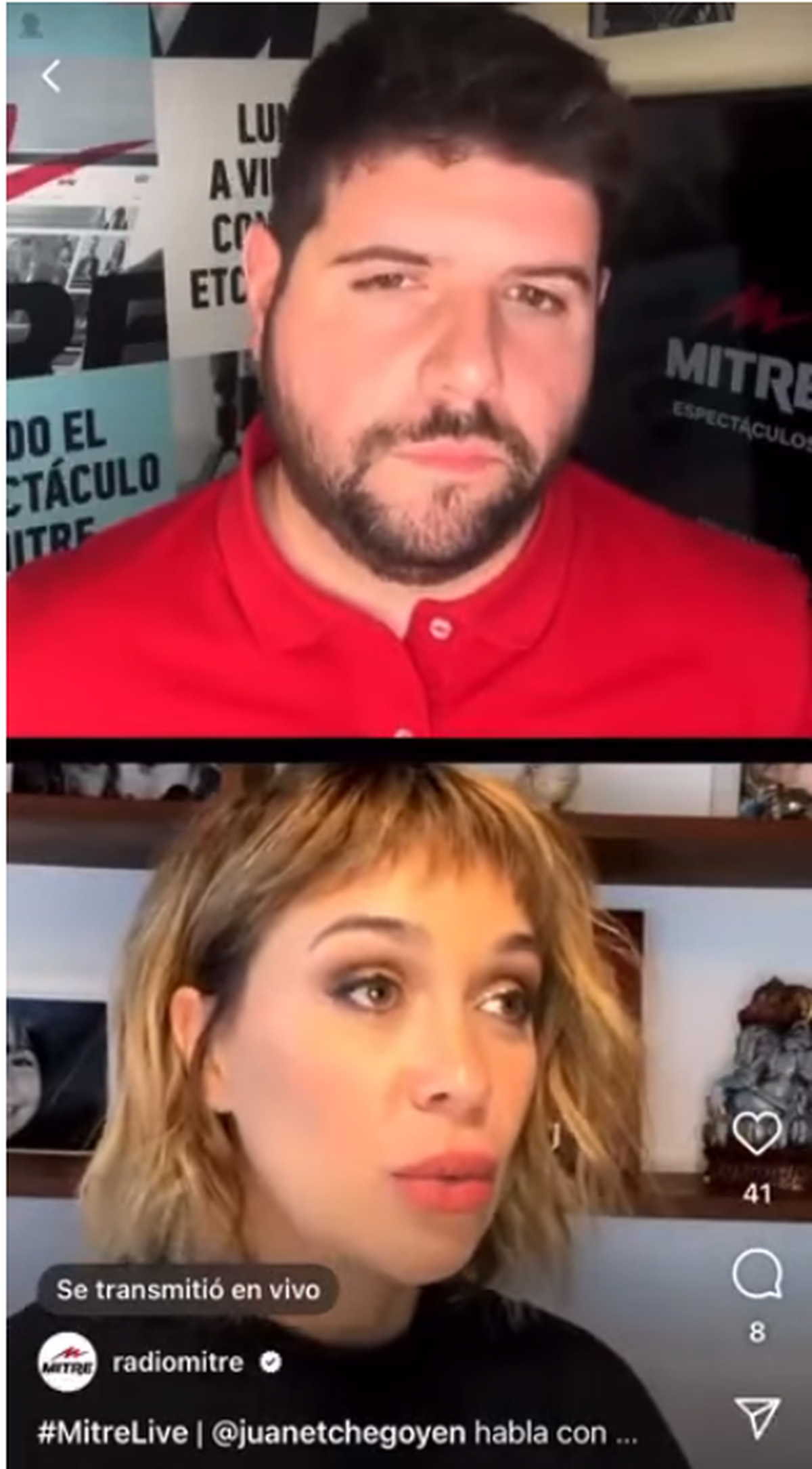 Josefina Pouso reveló que siempre se preocupó por la salud de Rial.