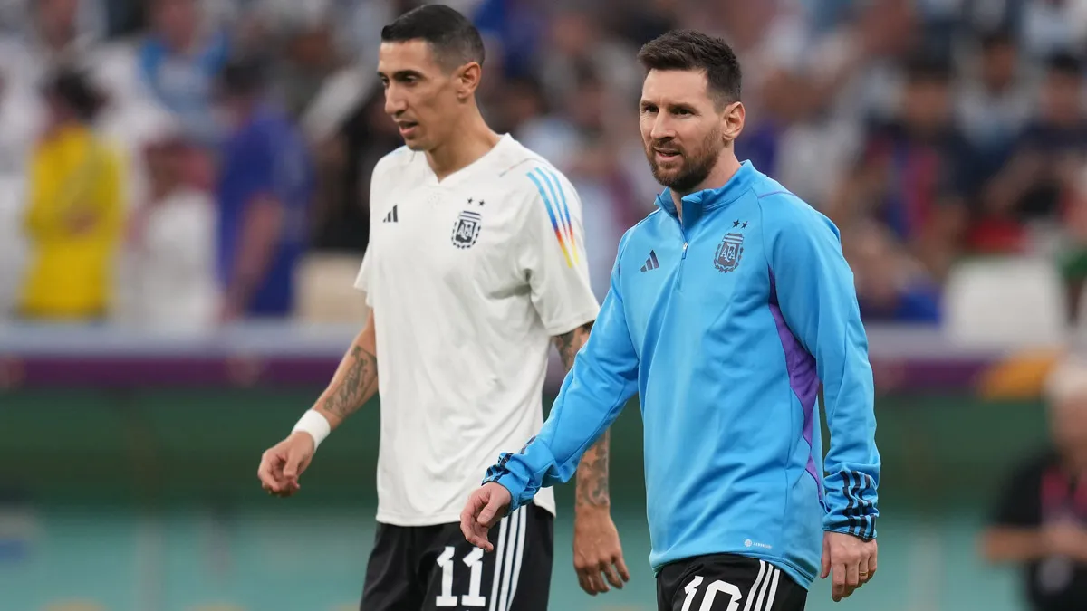 Lionel Messi y Ángel Di María son los dos jugadores más experimentados de la Selección Argentina.
