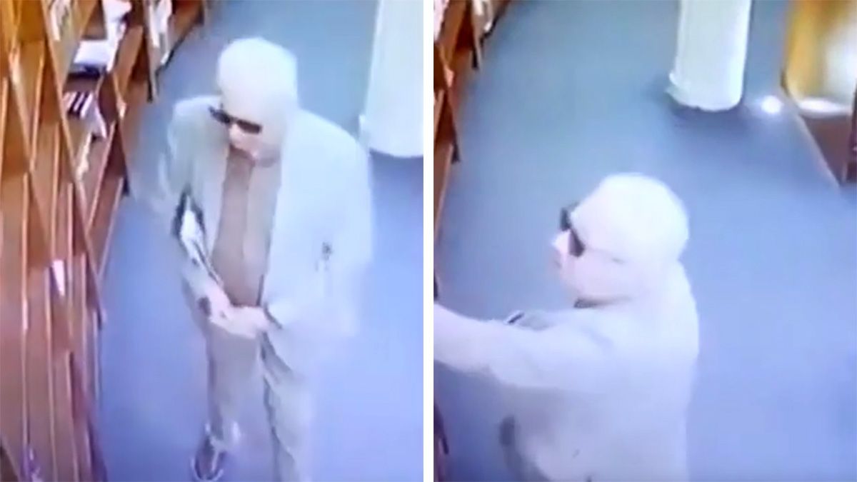 El video que muestra cómo el embajador de México en Argentina se roba un libro