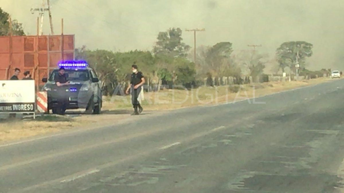 Así quedó parte de la zona afectada por las llamas.&nbsp;