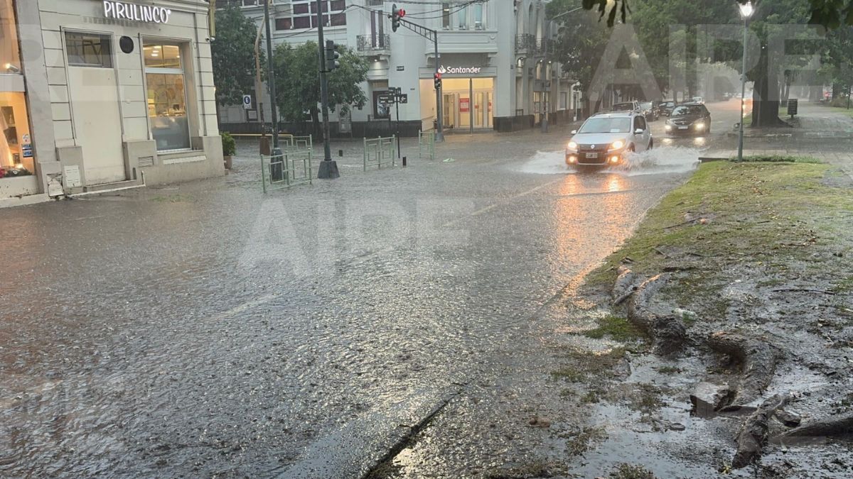 Boulevard Gálvez y Necochea. Boulevard Gálvez y Necochea.