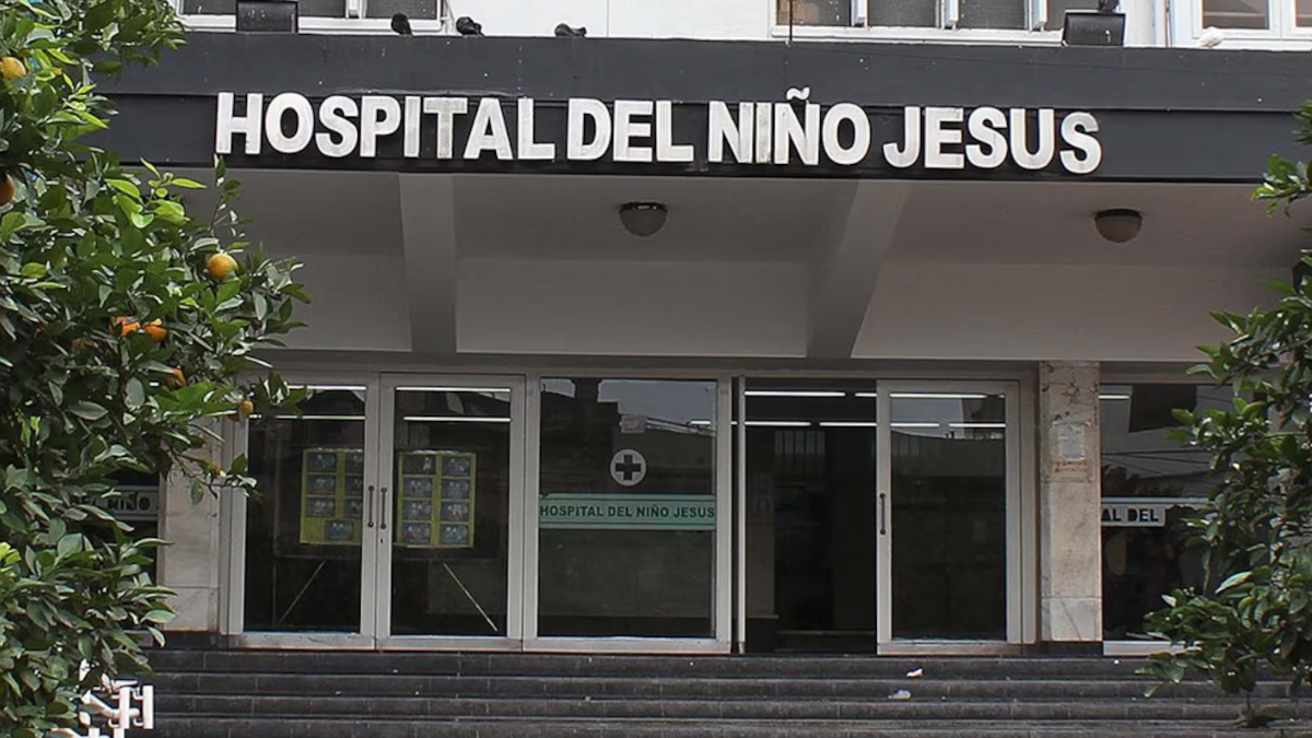 La beba fue internada en el Hospital del Niño Jesús. La beba fue internada en el Hospital del Niño Jesús.