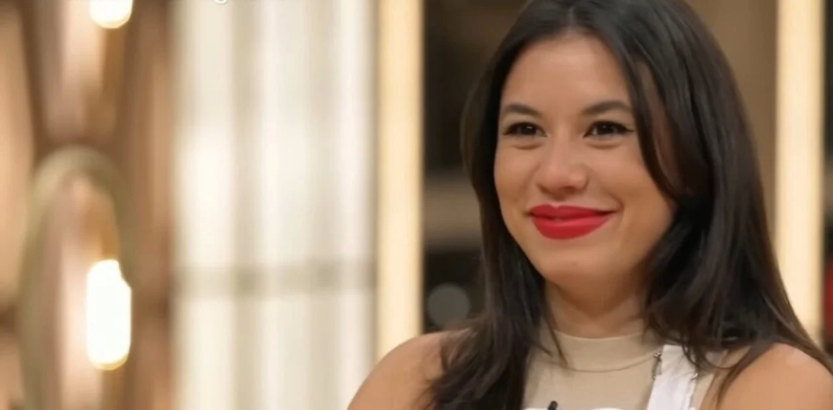 Con sus característicos pelo oscuro y labios rojos, Candelaria Sorini se ganó un lugar en la competencia de MasterChef.