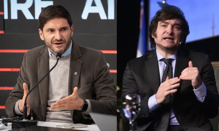Tras la aprobación de la Ley Bases, el gobernador Pullaro insistió en sus reclamos al presidente Milei. Tras la aprobación de la Ley Bases, el gobernador Pullaro insistió en sus reclamos al presidente Milei.