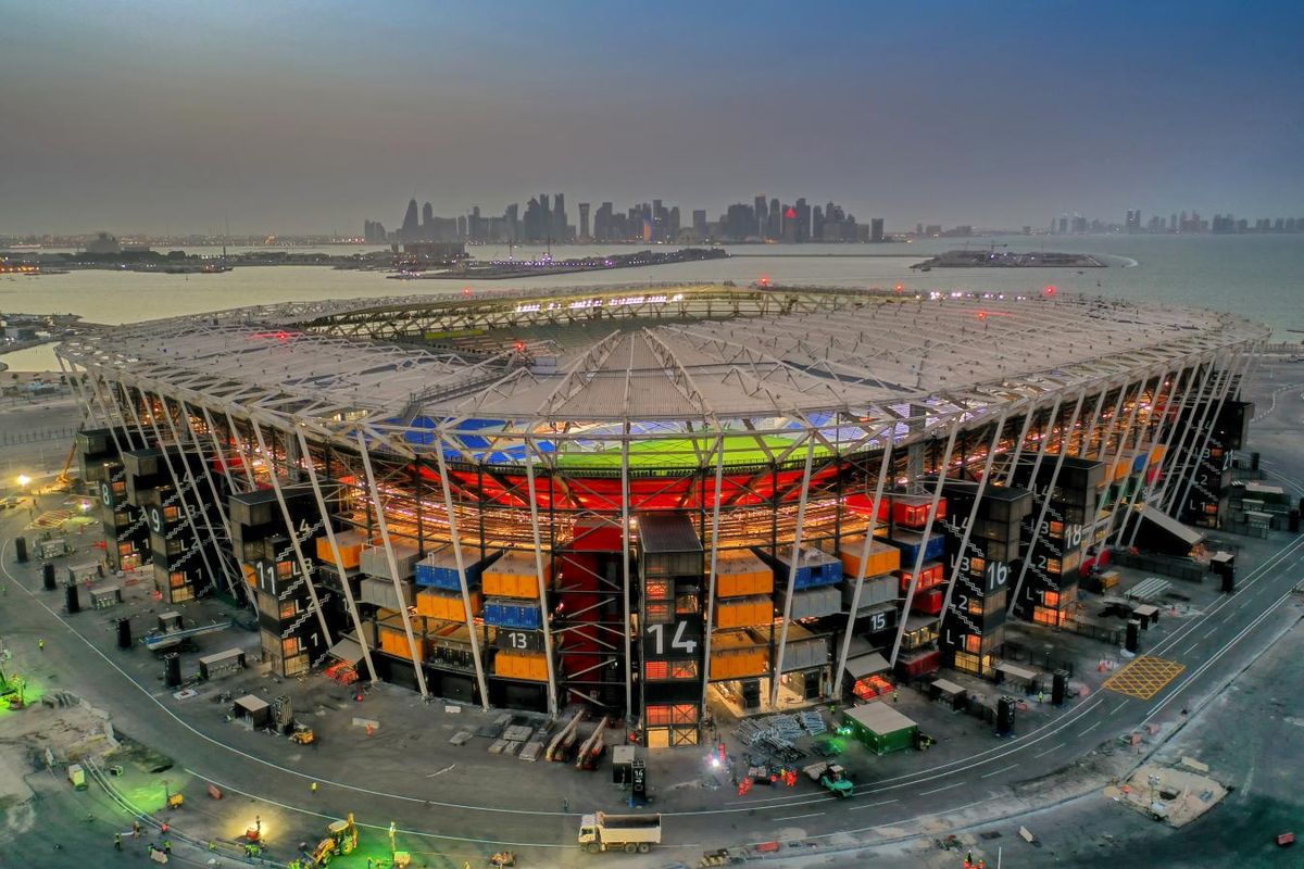 ¿Lo desarmaron?: se reveló cómo está el estadio 974 de Qatar a dos años del Mundial 2022