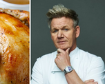 La receta de Gordon Ramsay para cocinar pollo al horno.
