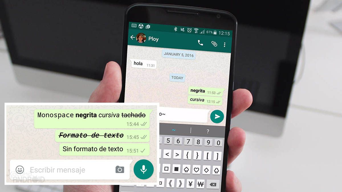 WhatsApp: c&oacute;mo enviar mensajes en negrita