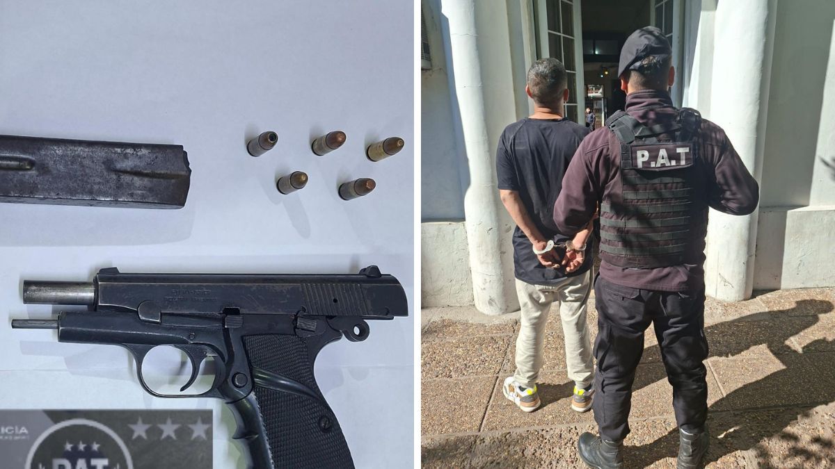 El detenido en barrio Guadalupe Oeste tiene 35 años.