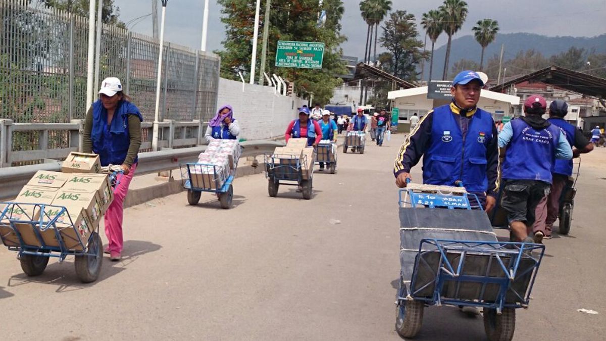 El puente internacional que une Salvador Mazza y Yacuíba