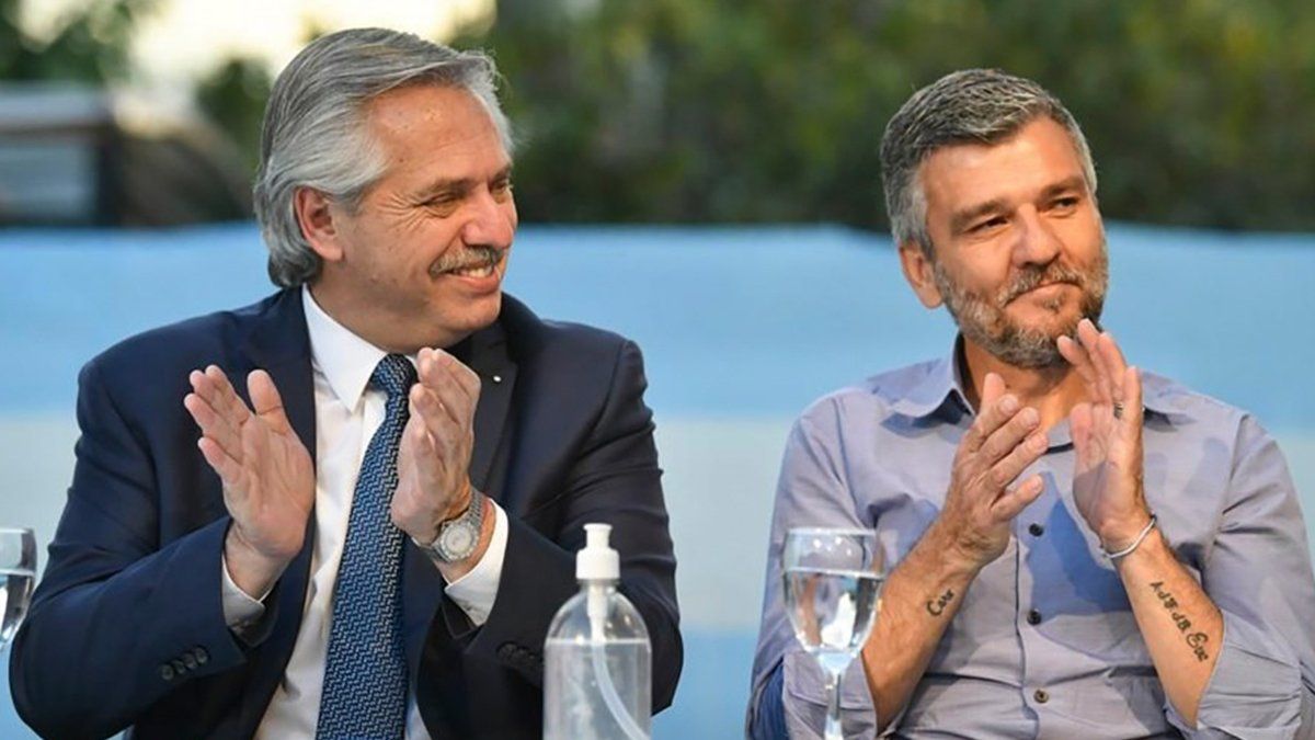 El presidente Alberto Fernández y el ministro de Desarrollo Social de la Nación, Juan Zabaleta, anunciaron este miércoles un aumento del 50% de la Prestación Alimentar.