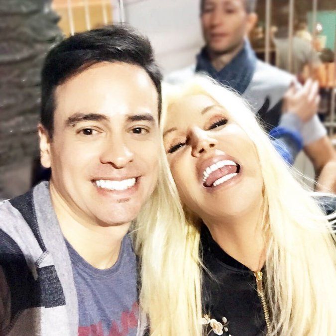 Marcelito junto a Susana.