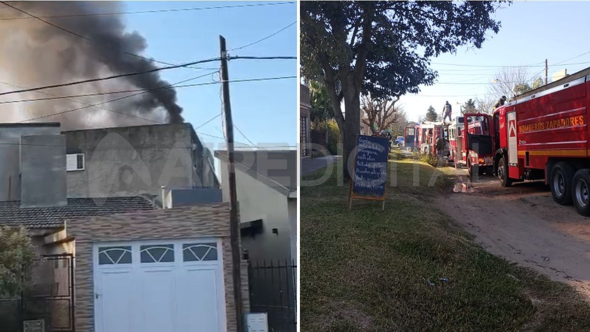 Incendio en Santo Tomé
