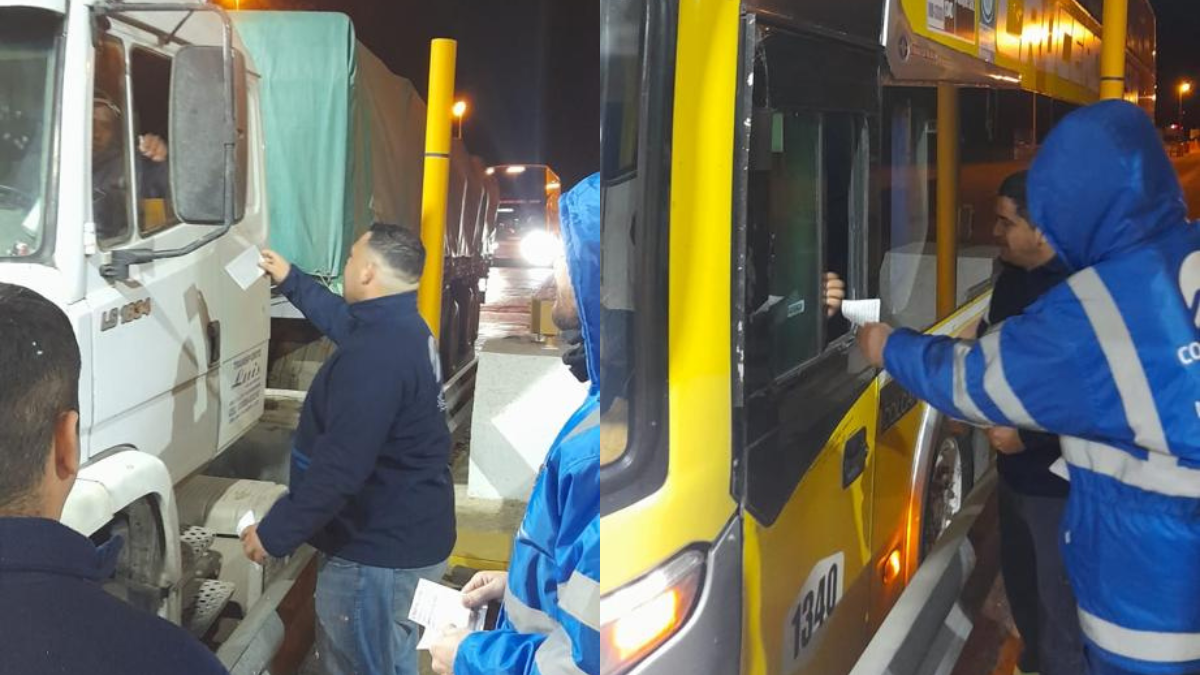 Los trabajadores levantaron las barreras a partir de las 00 del lunes.