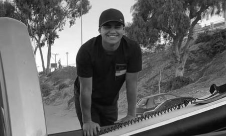 Lucas Encina, de 24 años, estuvo en un mundial de surf en 2016. Lucas Encina, de 24 años, estuvo en un mundial de surf en 2016.