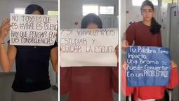 altText(Video viral en una escuela de Cañada de Gómez: los alumnos dieron una lección para evitar las amenazas)}