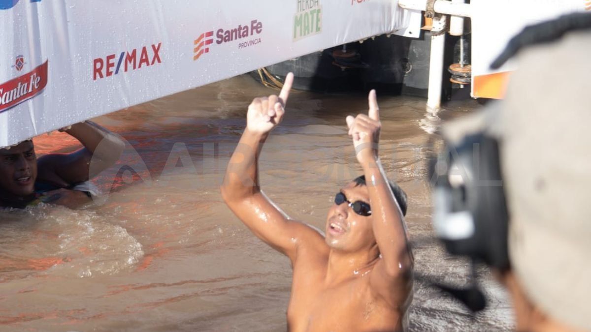 Martín Carrizo finalizó tercero en la Maratón Santa Fe-Coronda.