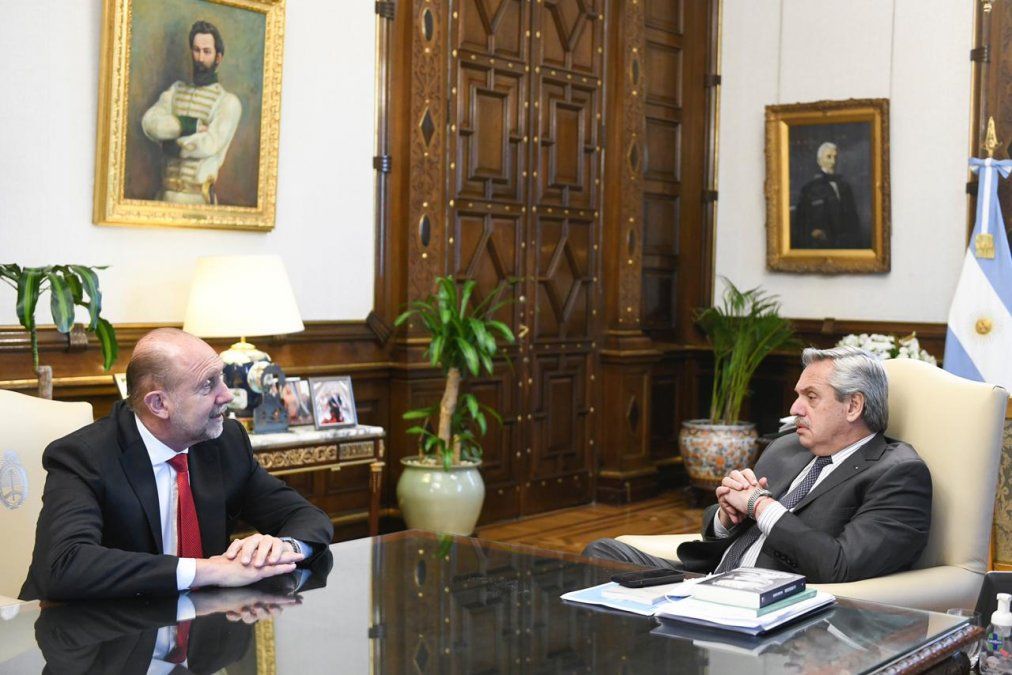 Perotti cerró con el presidente Fernández una ronda de encuentros en la ciudad de Buenos Aires.