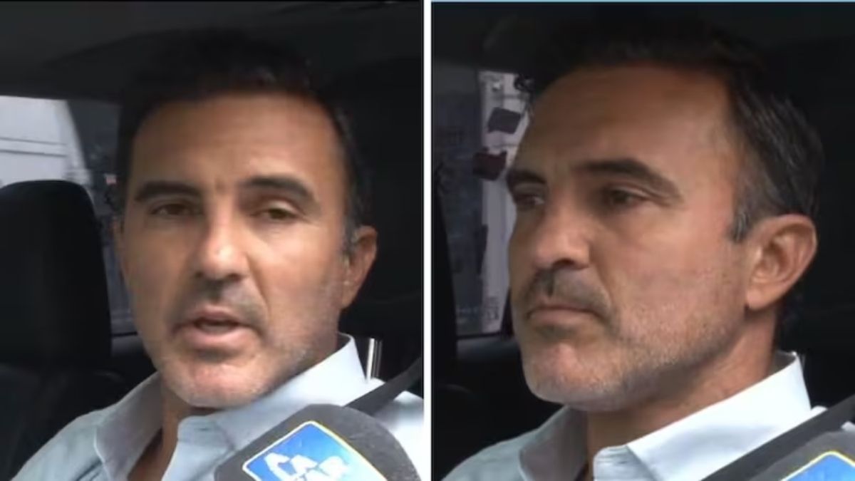 Fabián Cubero lloró de frustración al hablar de los problemas que aquejan a su familia.&nbsp;