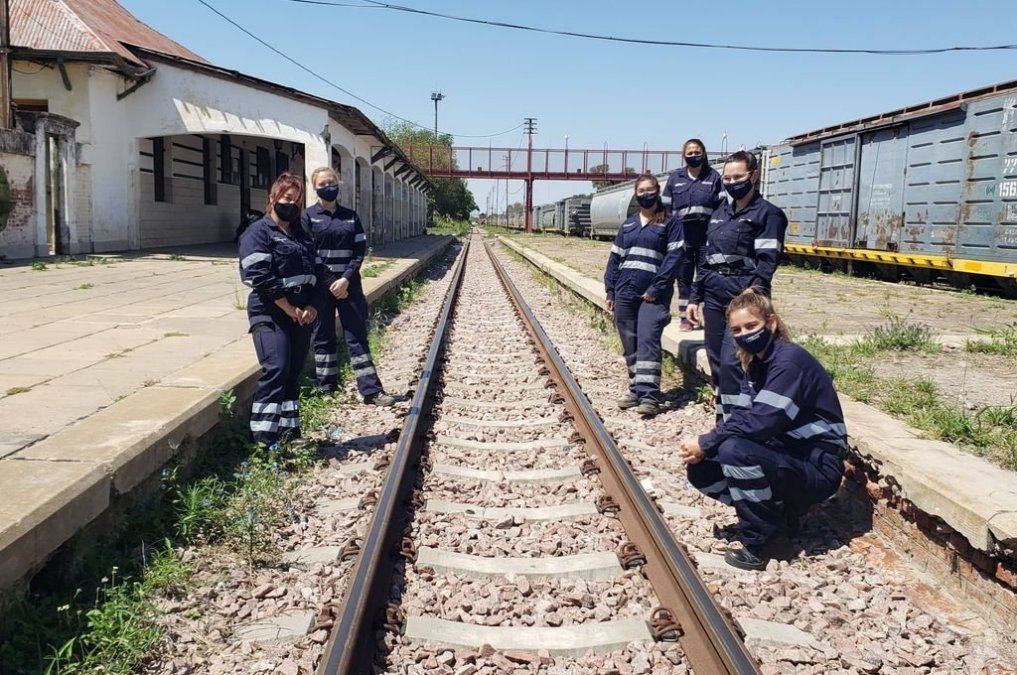 Las mujeres ferroviarias ocuparán cargos operativos en los trenes de carga. 