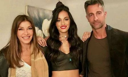 Oriana Sabatini junto a sus papás, Cathy Fulop y el Ova. Oriana Sabatini junto a sus papás, Cathy Fulop y el Ova.