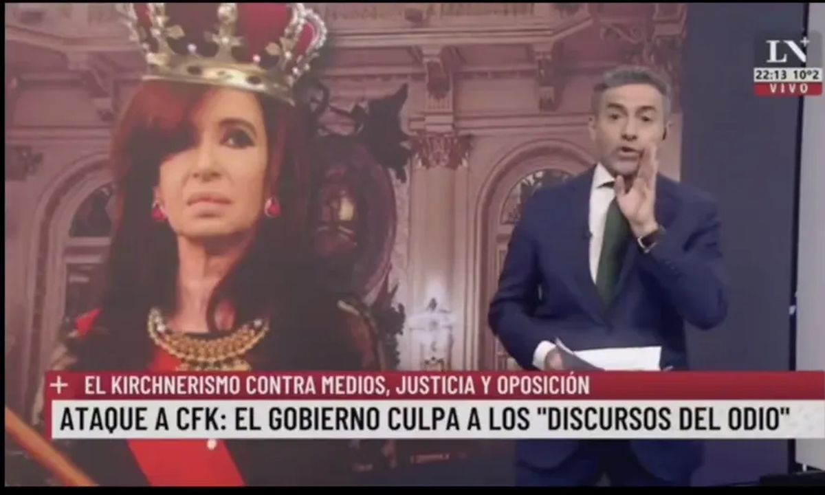 Luis Majul comparó a la Reina Isabel II con Cristina Kirchner