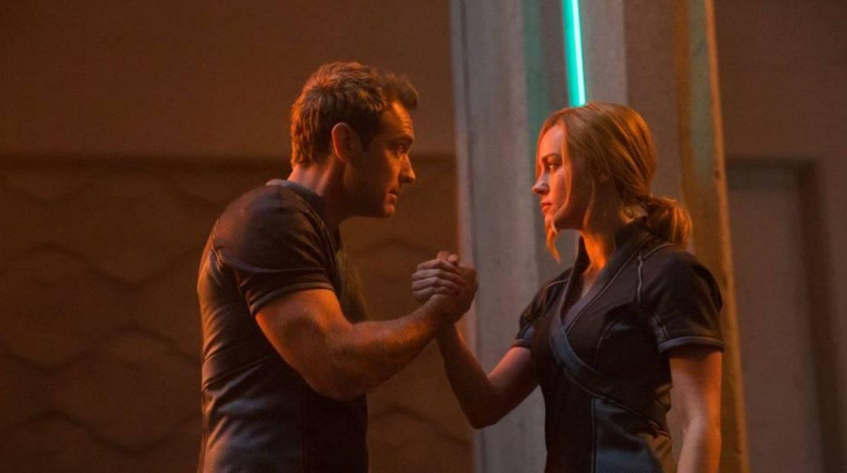 Brie Larson y Jude Law: una dupla súper poderosa en Captain Marvel