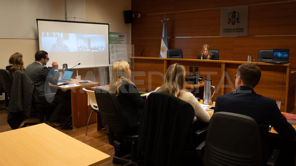 El juicio se desarrolla en la sala 1 de los tribunales santafesinos