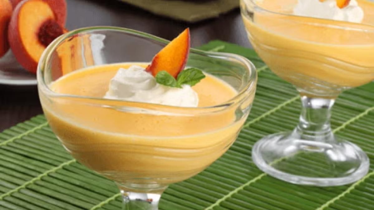 Seguí los pasos para hacer esta deliciosa mousse de durazno.
