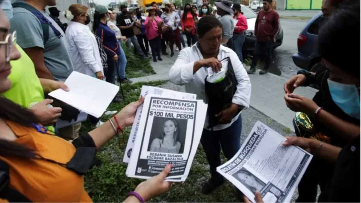 Su madre, como otros familiares y amigos, participó activamente en la búsqueda de Debanhi Escobar.